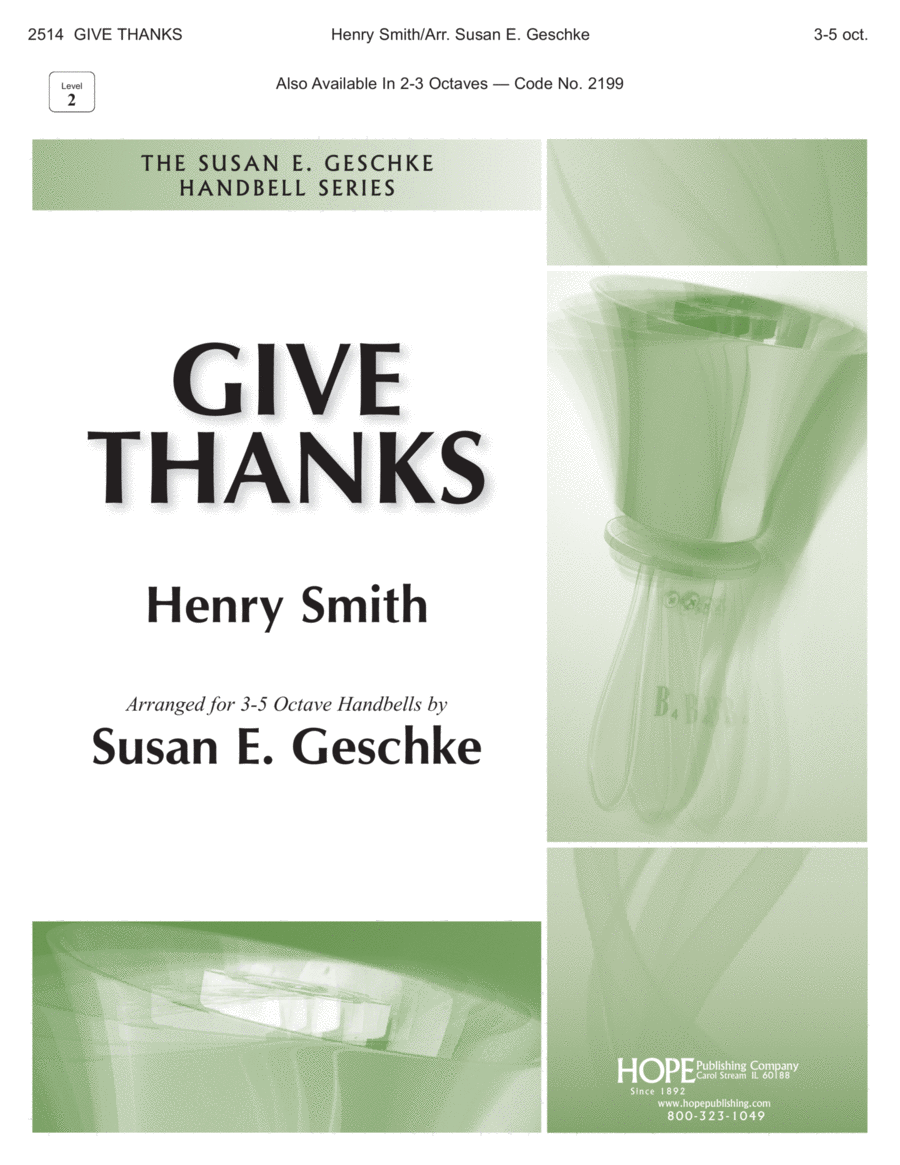 Give Thanks Handbell Choir scores gallery preview page 1