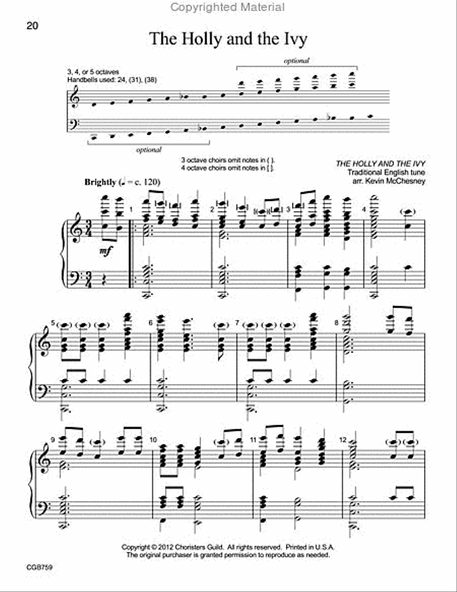 Ring Around the Year (3, 4, or 5 octaves) 5-Octaves scores gallery preview page 7