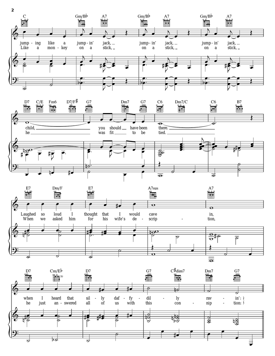 Five Foot Two, Eyes Of Blue (Has Anybody Seen My Girl?) Guitar scores gallery preview page 2