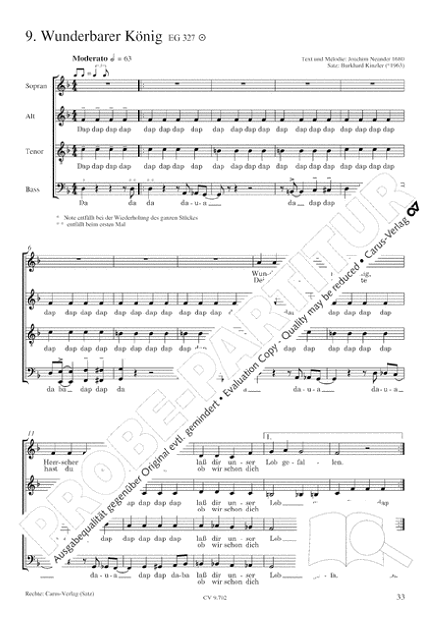 Jazz-Chorbuch: Jesu meine Freude