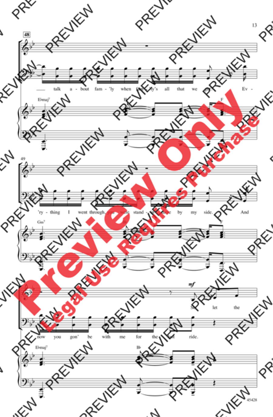See You Again - SoundTrax CD (CD only) Choir scores gallery preview page 13