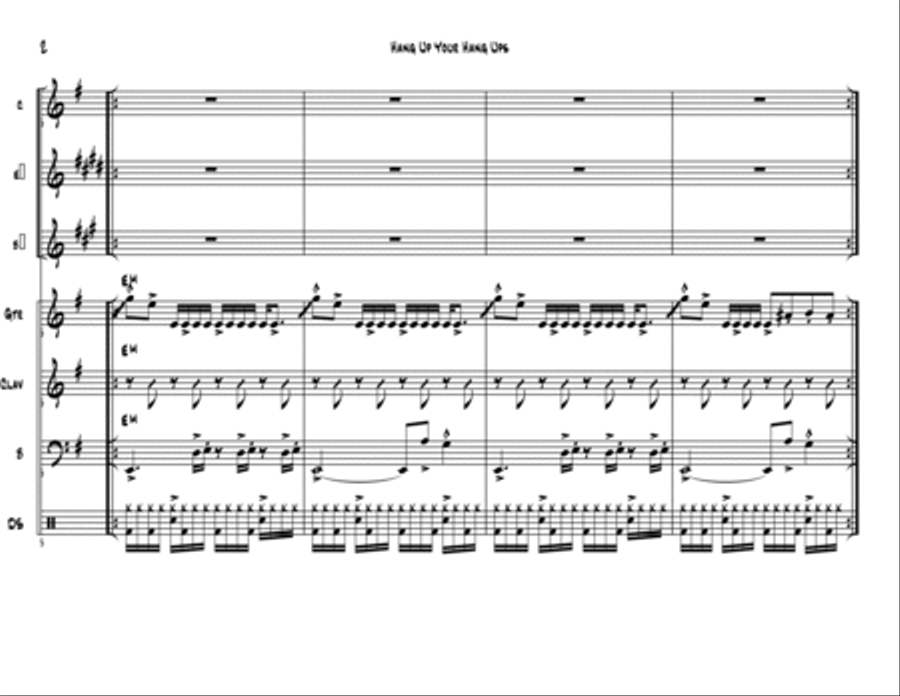 Hang Up Your Hang Ups Hang Up Your Hang Ups Jazz Ensemble scores gallery preview page 3