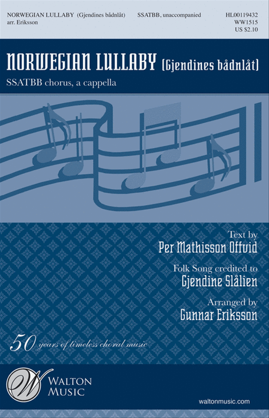 Norwegian Lullaby 4-Part scores gallery preview page 1