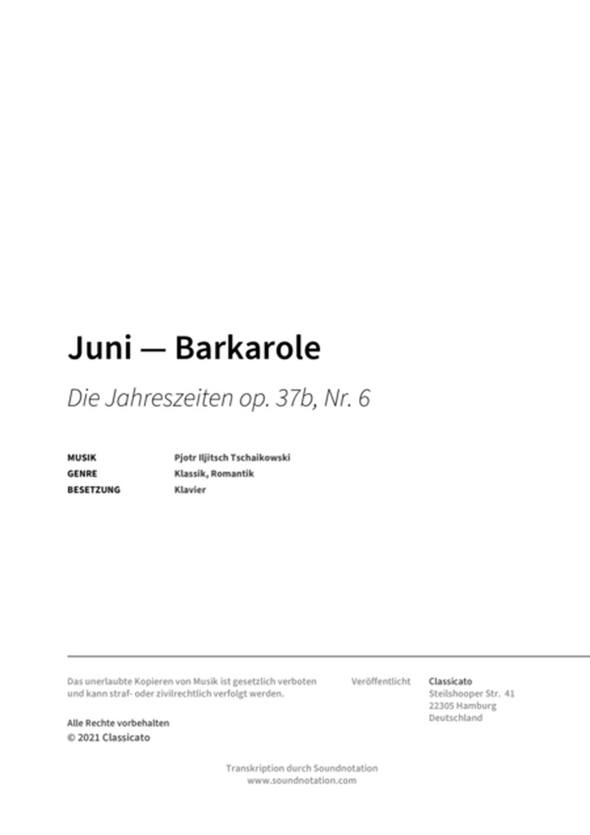 Juni -- Barkarole image number null