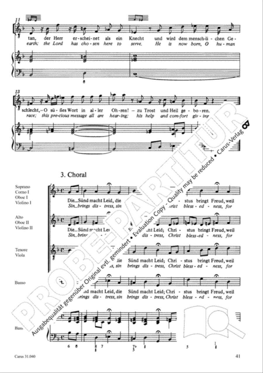 Christ was manifested for this purpose (Dazu ist erschienen der Sohn Gottes) ATB scores gallery preview page 42