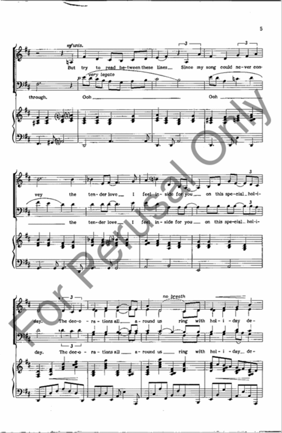I'll Sing You A Merry Christmas 4-Part scores gallery preview page 4