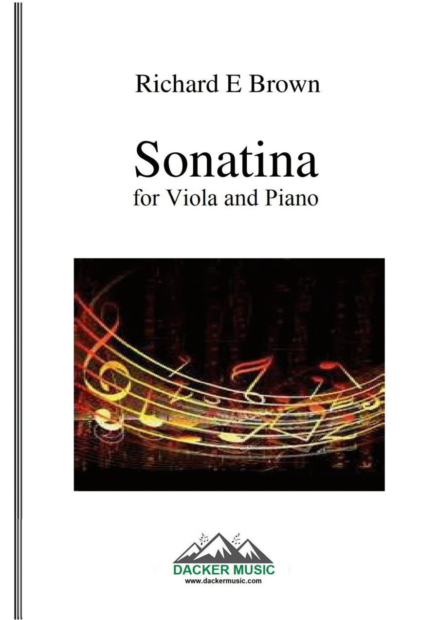 Sonatina for Viola and Piano Piano scores gallery preview page 1