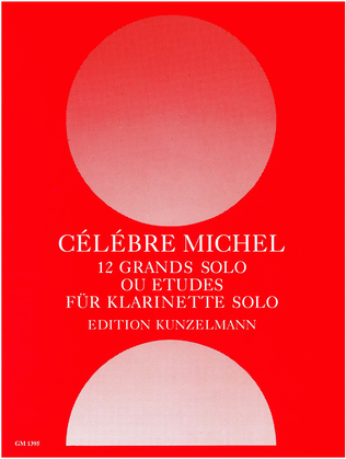 Book cover for 12 grands solos ou études