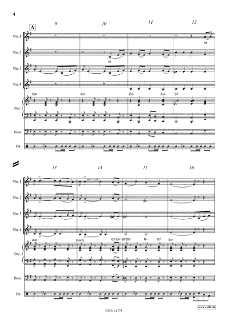 Ciao, Bella, Ciao Violin scores gallery preview page 4