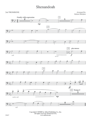 Shenandoah: 2nd Trombone