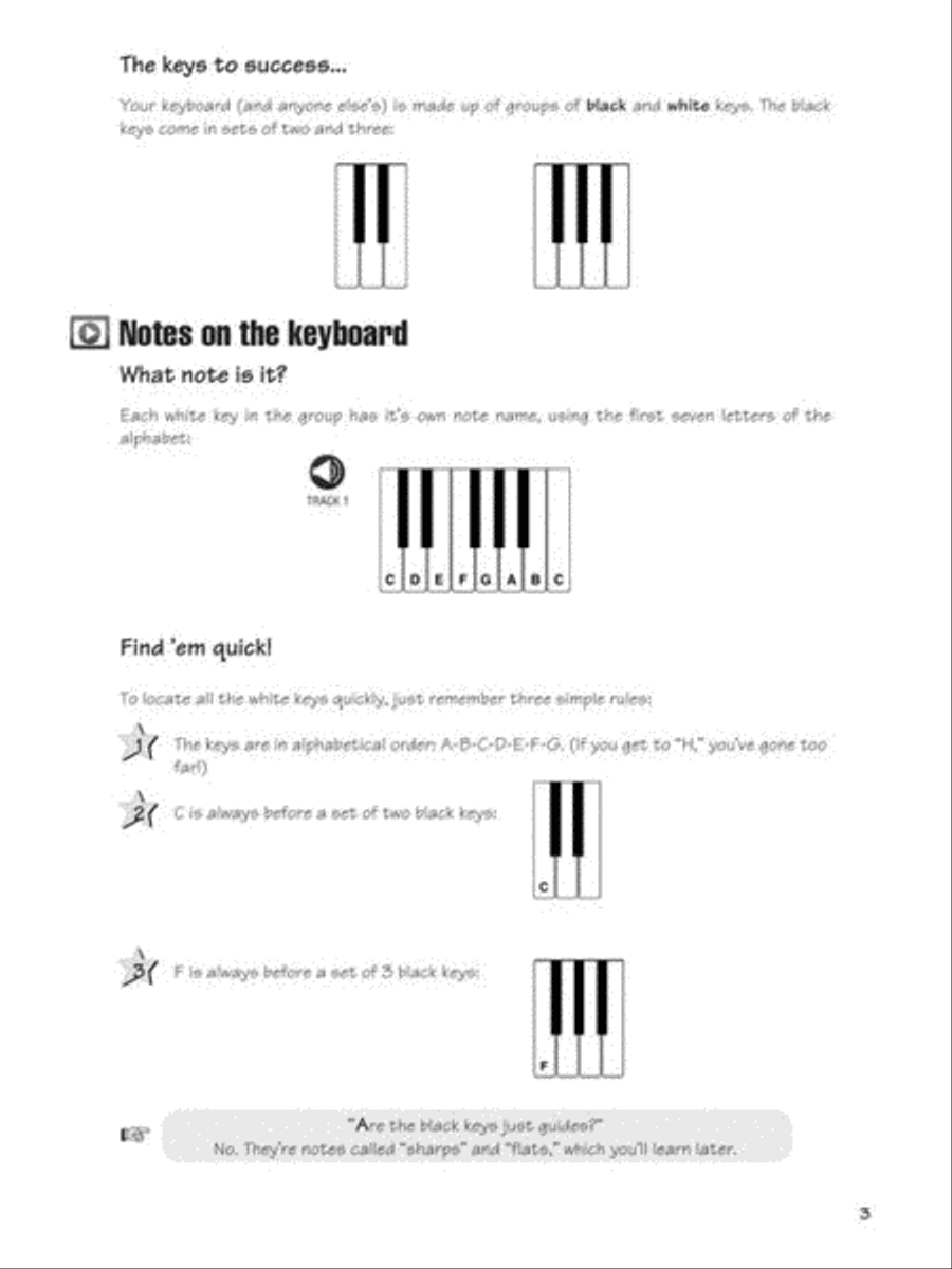 FastTrack Keyboard Method Starter Pack Piano Method scores gallery preview page 4