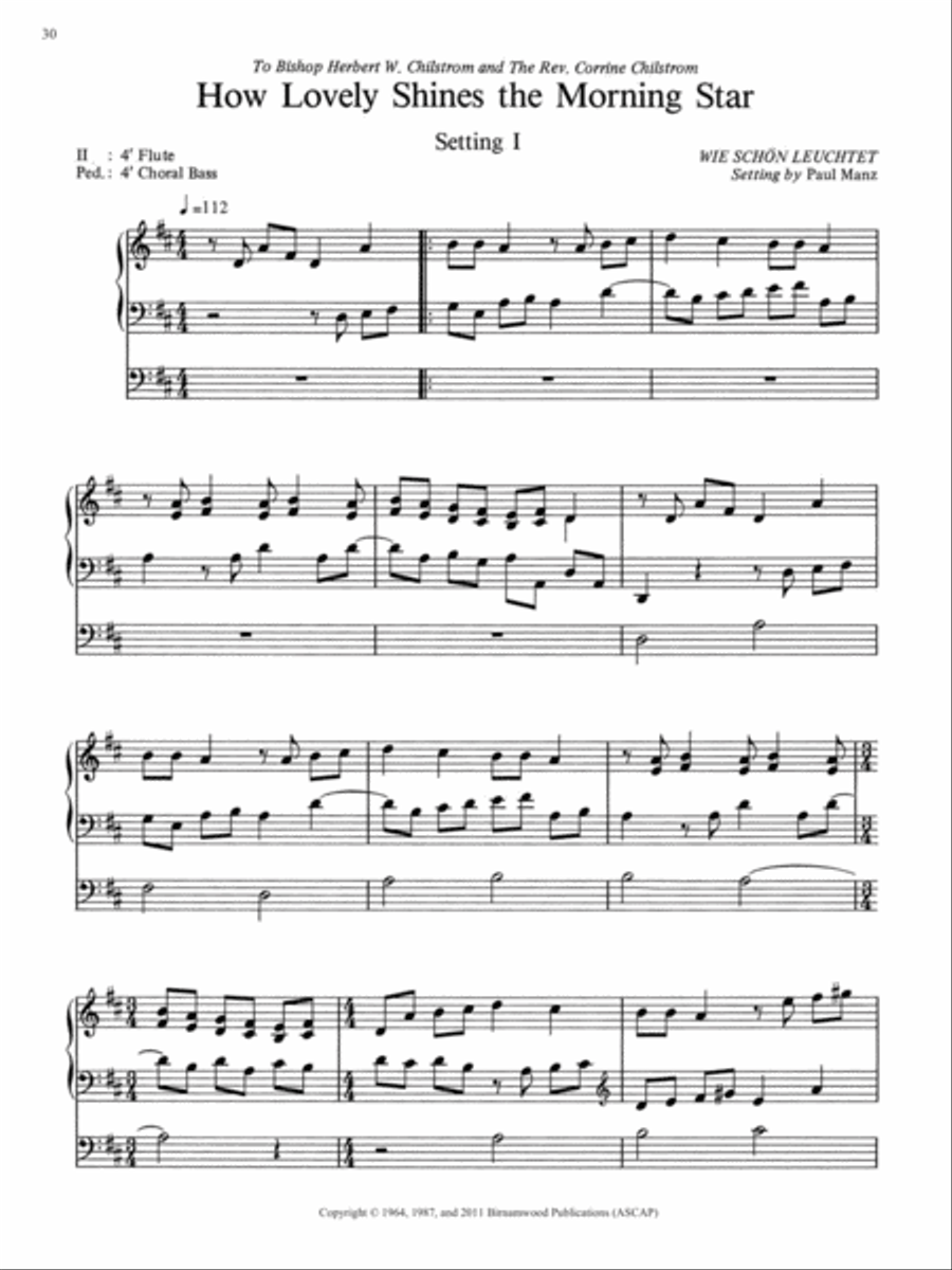 Ten Chorale Improvisations, Set 2 Organ scores gallery preview page 12
