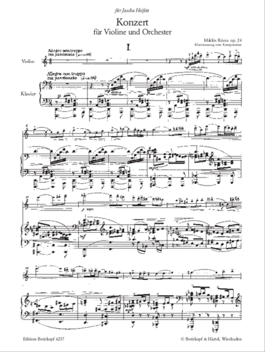 Violin Concerto Op. 24 Violin Solo scores gallery preview page 2