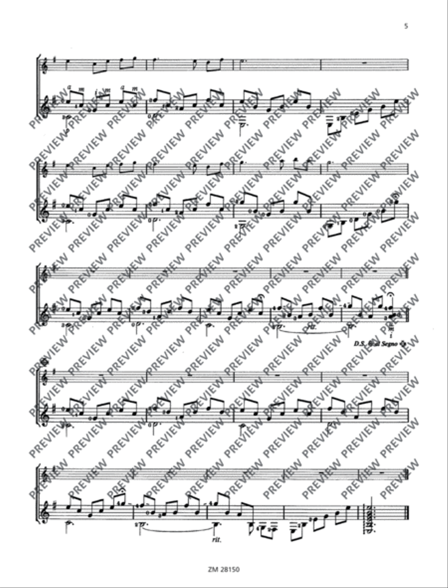 Spanish Air Recorder scores gallery preview page 6