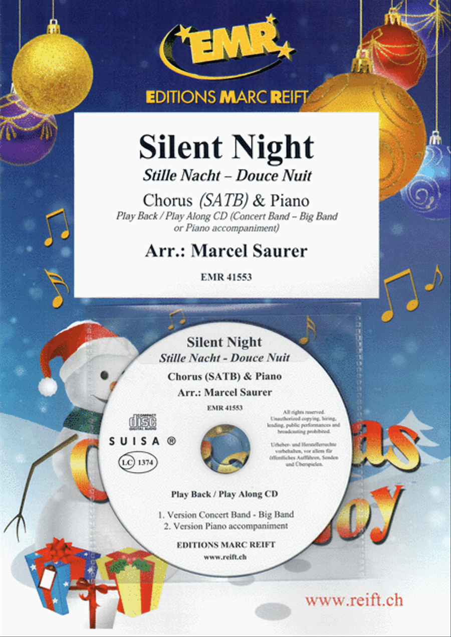Silent Night 4-Part scores gallery preview page 1