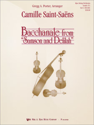 Book cover for Bacchanale From Samson And Delilah