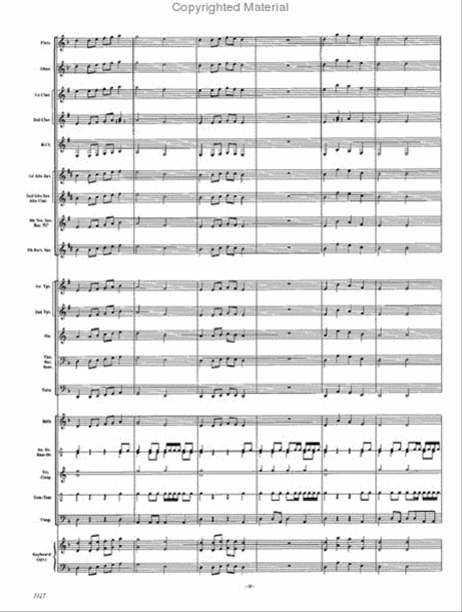 Knights of the Round Table Concert Band scores gallery preview page 9