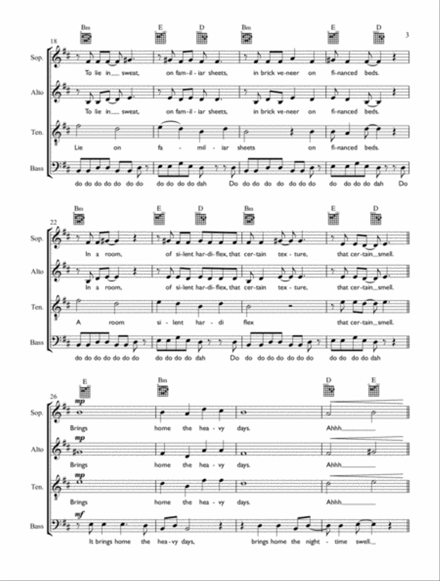 Sounds Of Then (this Is Australia) 4-Part scores gallery preview page 3