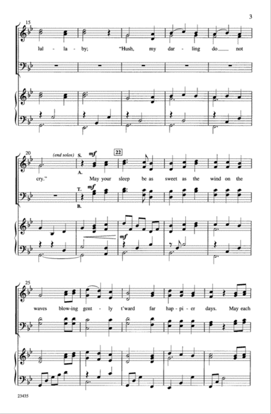Land of Our Dreams 4-Part scores gallery preview page 3