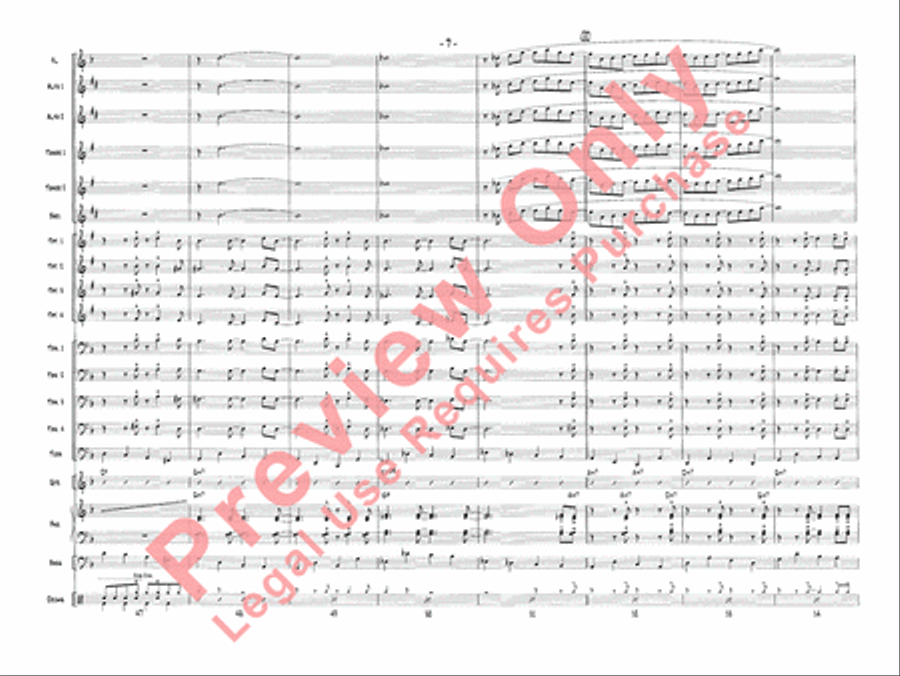 The Days of Wine and Roses Jazz Ensemble scores gallery preview page 10