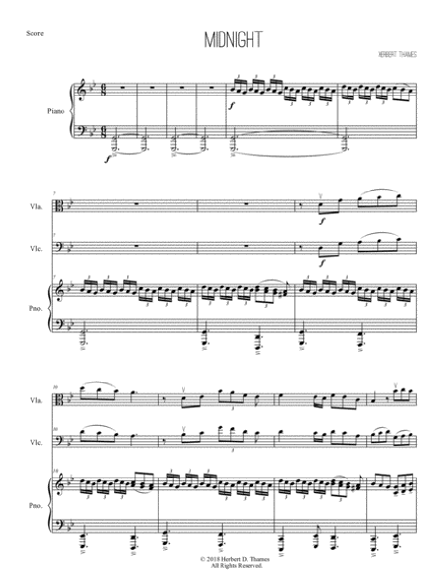 Midnight Midnight String Duet scores gallery preview page 3