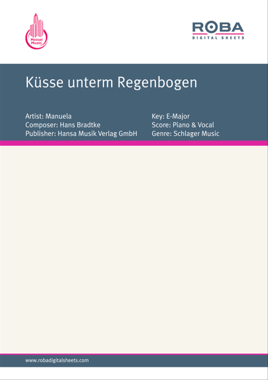 Kusse unterm Regenbogen Voice scores gallery preview page 1