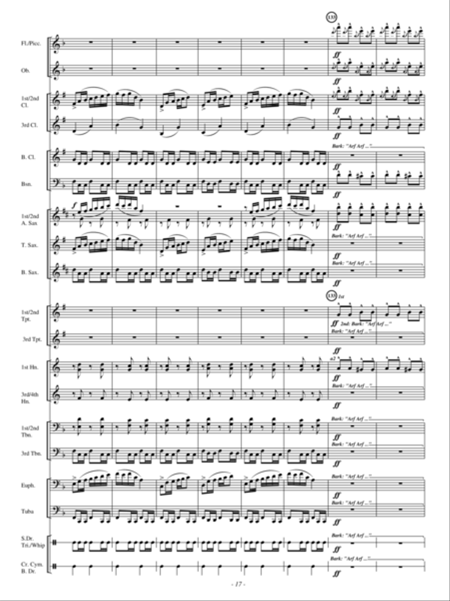 A Hunting Scene A Hunting Scene Concert Band scores gallery preview page 16