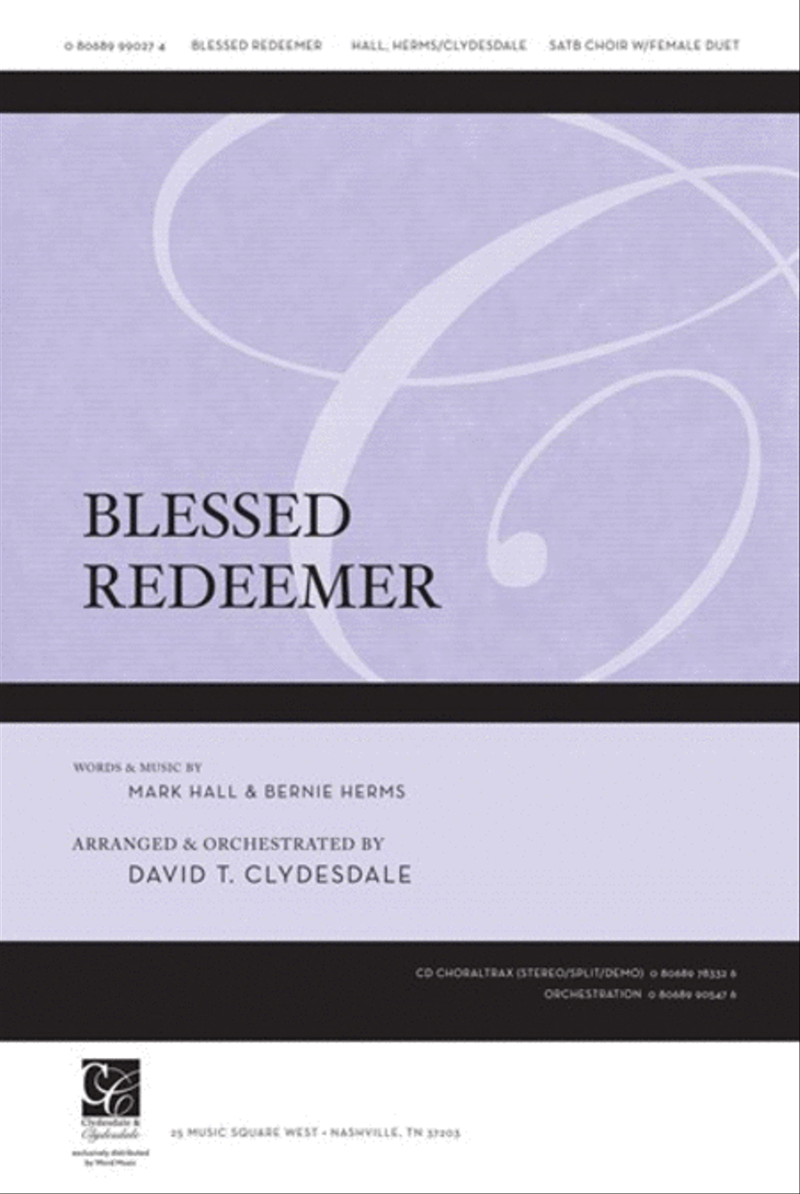 Blessed Redeemer - Anthem 4-Part scores gallery preview page 1