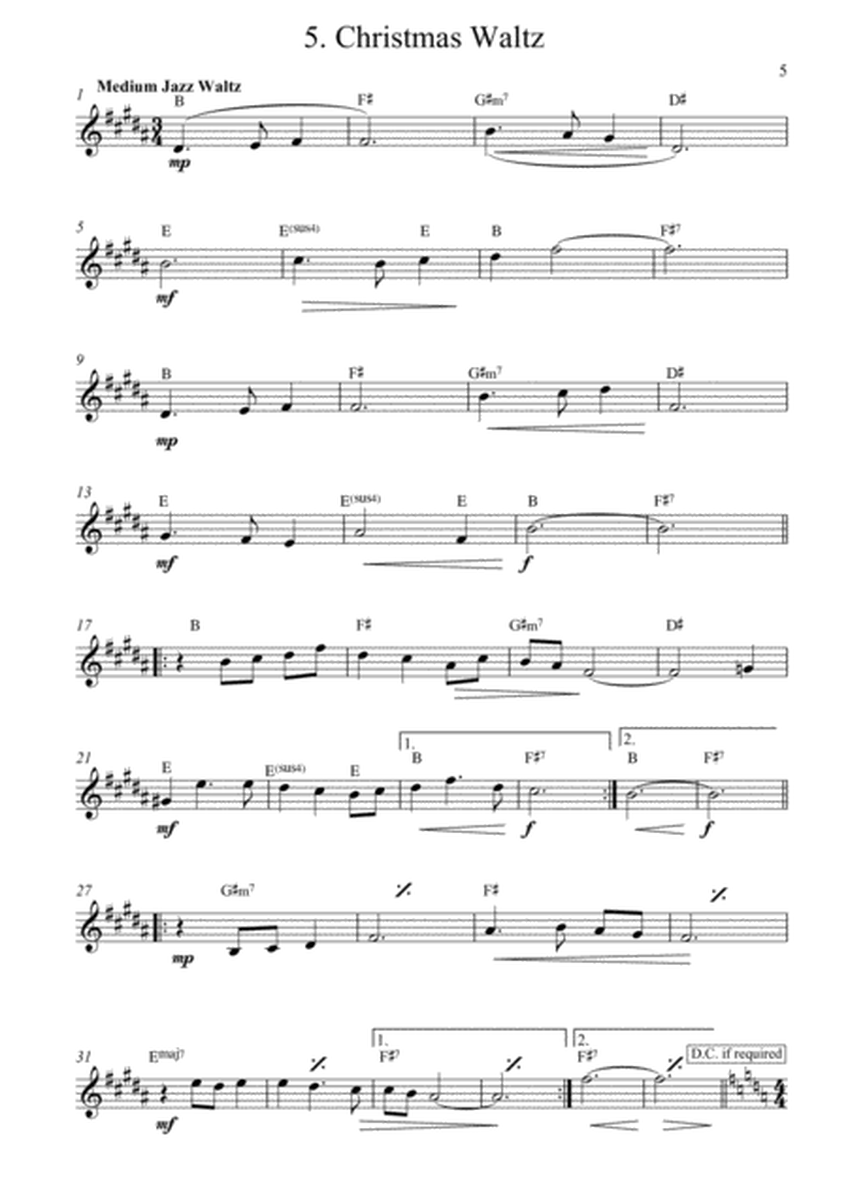 Eight Melodic Tunes for Treble Clef Bb instruments with Piano Accompaniment