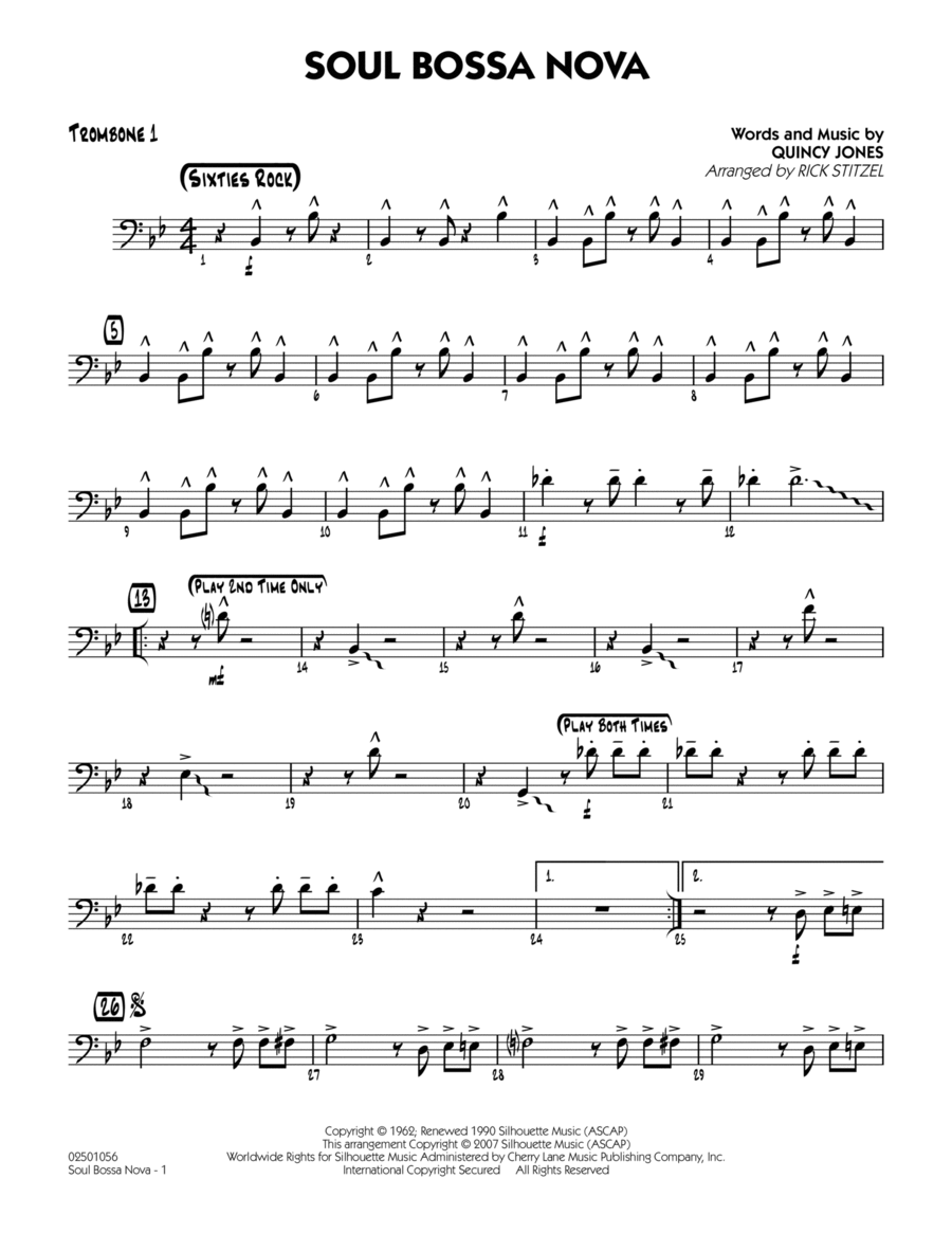 Soul Bossa Nova Trombone 1