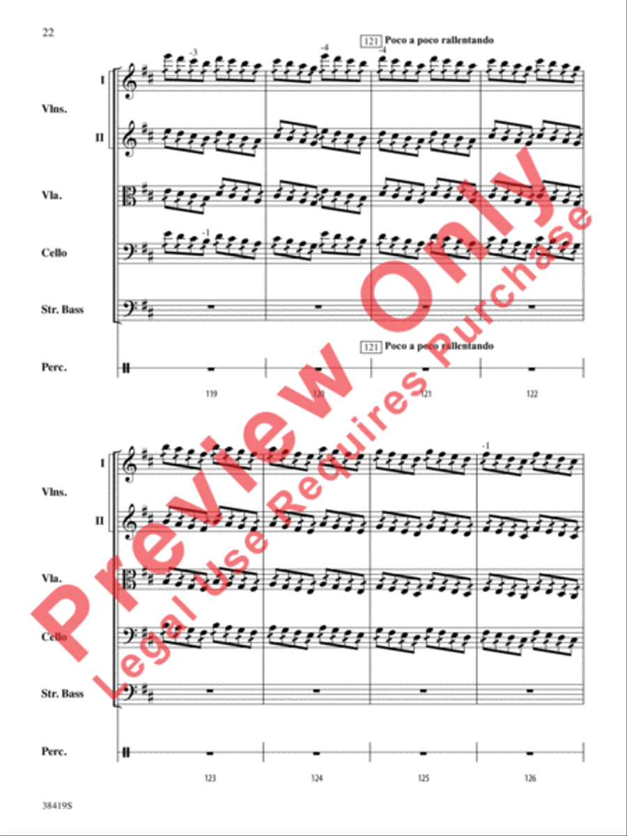 Highlights from the 1812 Overture String Orchestra scores gallery preview page 23