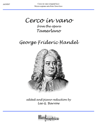 Book cover for Cerco in vano (original key)