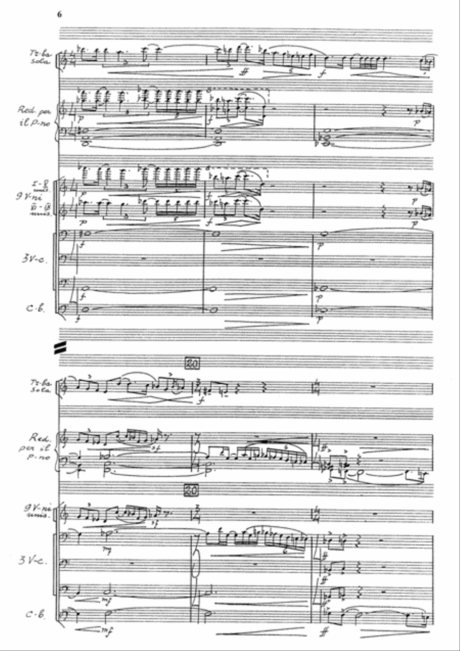 Konzert String Orchestra scores gallery preview page 6