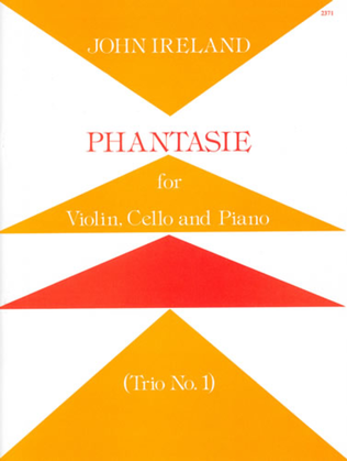 Book cover for Piano Trio No. 1 (Phantasie in A minor). Violin, Cello and Piano
