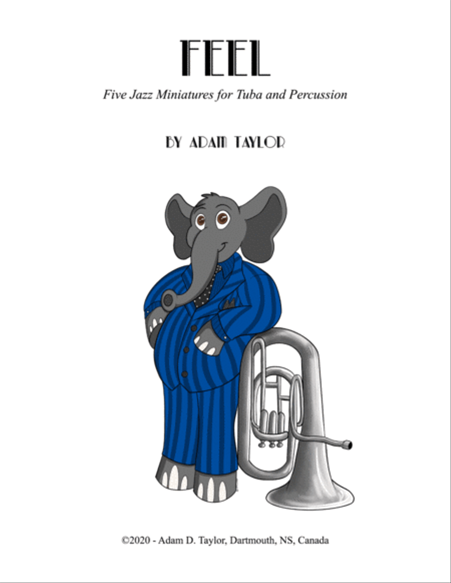 Feel (Five Jazz Miniatures for Tuba and Percussion) Small Ensemble scores gallery preview page 1
