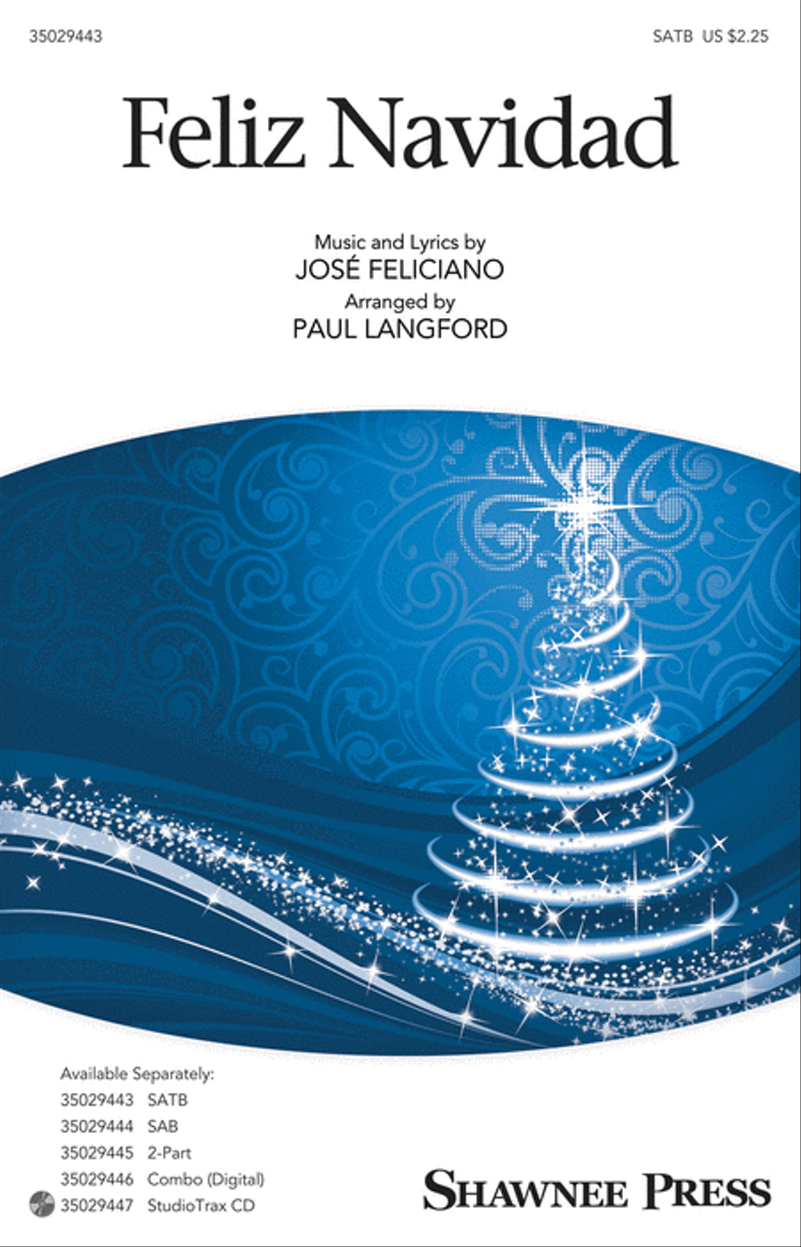 Feliz Navidad Choir scores gallery preview page 1