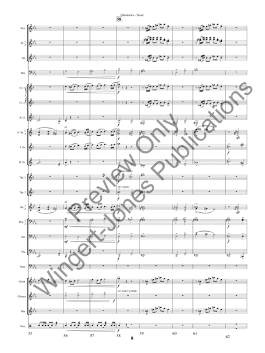 Ghostories (Score) Concert Band scores gallery preview page 11