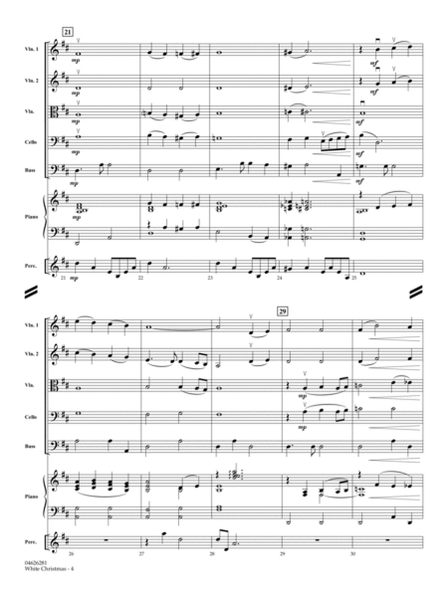White Christmas (from Holiday Inn) (arr. John Moss) - Full Score