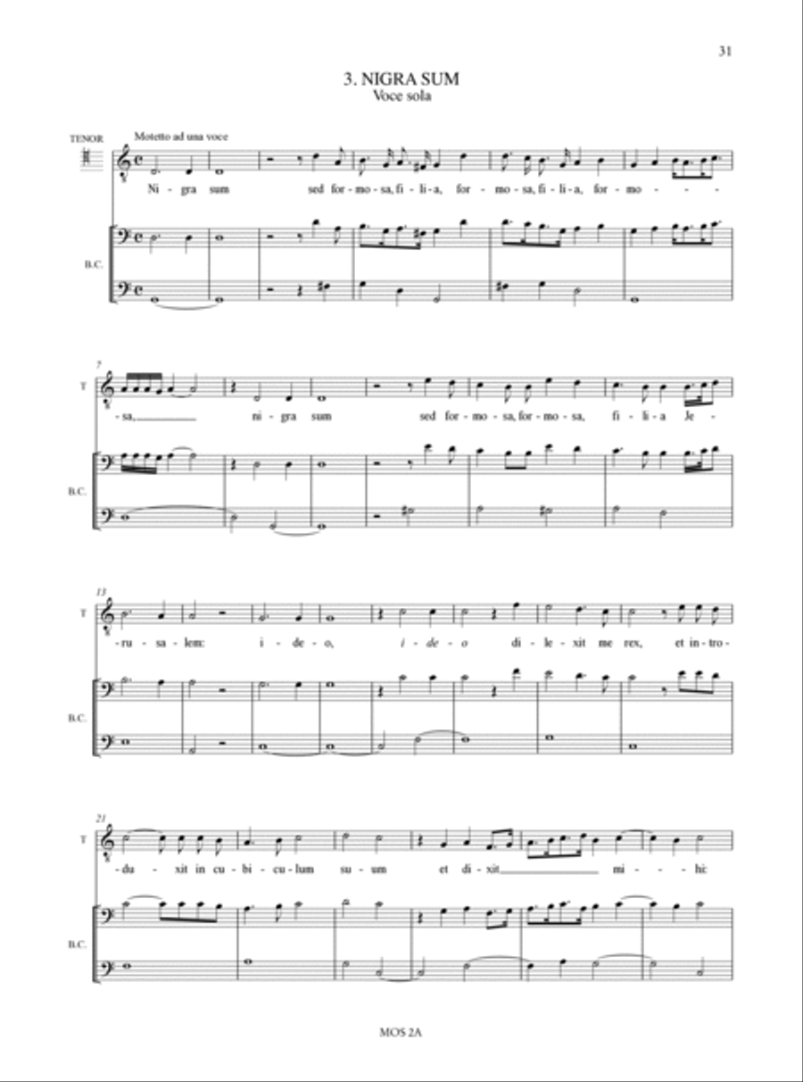 Vespro della Beata Vergine (Venezia 1610) Choir scores gallery preview page 4