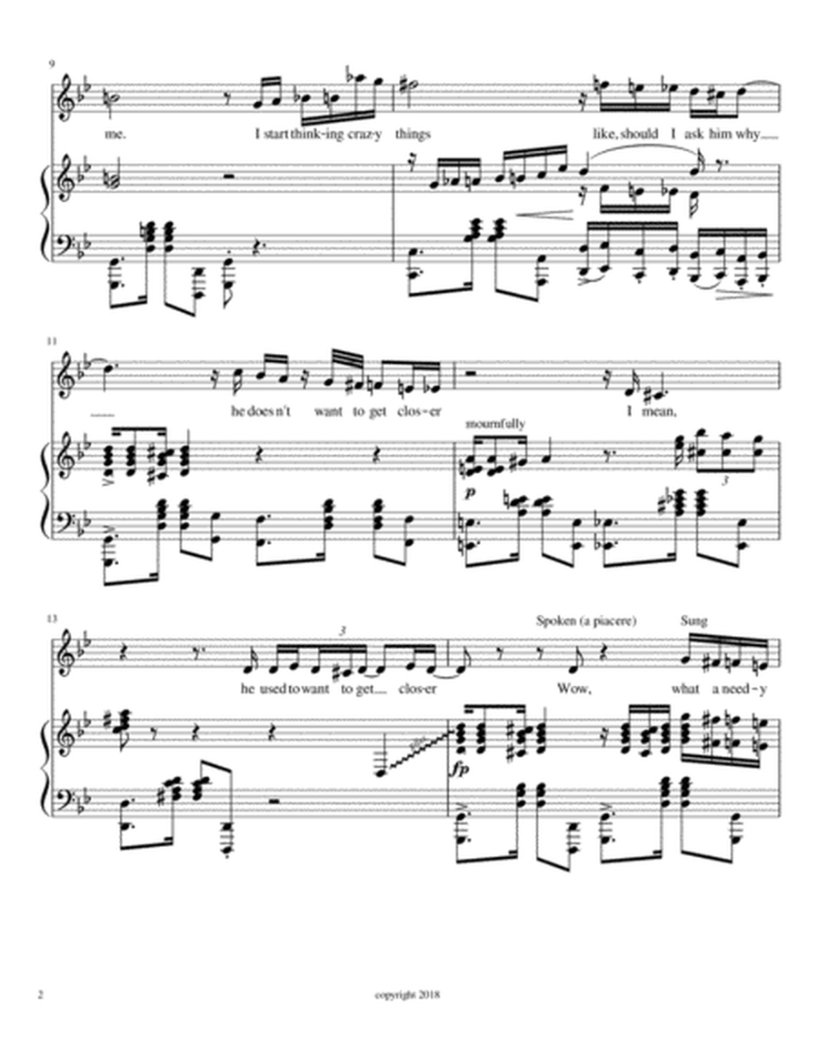 Grasping Water for High/High-Medium Voice and Piano
