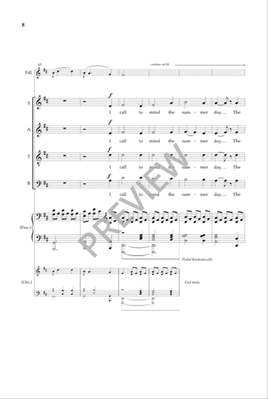 The Immortal Memory 4-Part scores gallery preview page 9