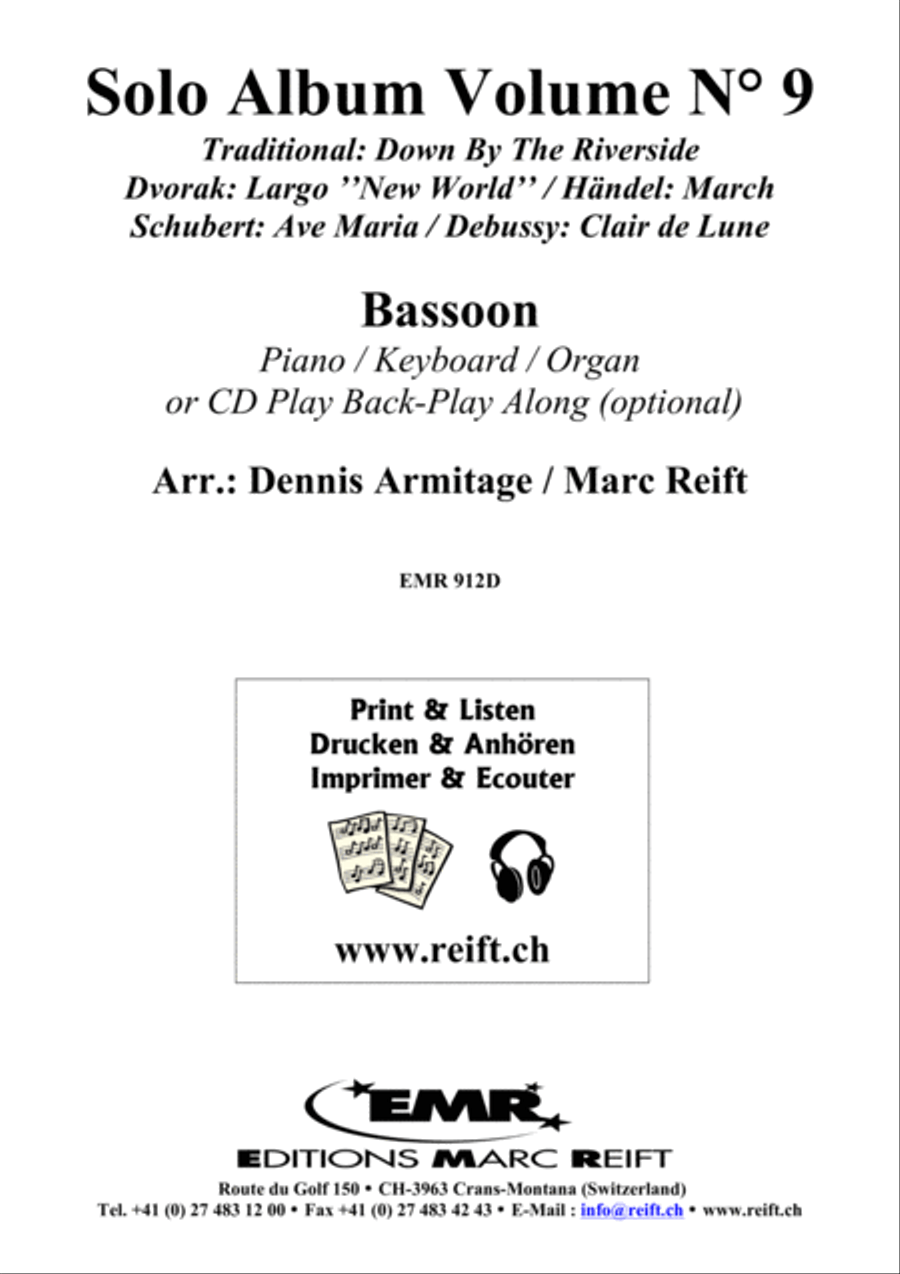 Solo Album Volume 09 Bassoon Solo scores gallery preview page 2