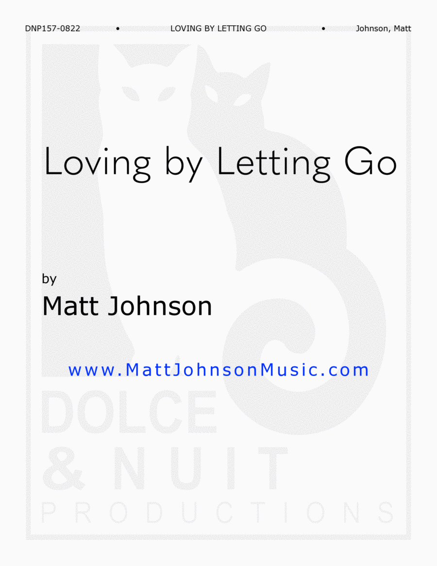 Loving by Letting Go Loving by Letting Go Piano Solo scores gallery preview page 1