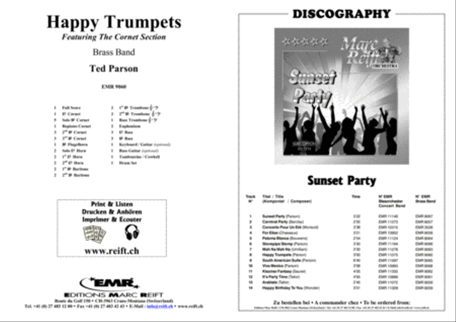 Happy Trumpets Brass Band scores gallery preview page 2