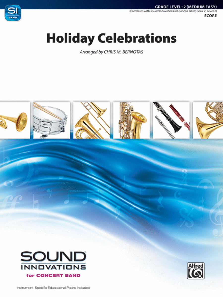Holiday Celebrations Concert Band scores gallery preview page 1
