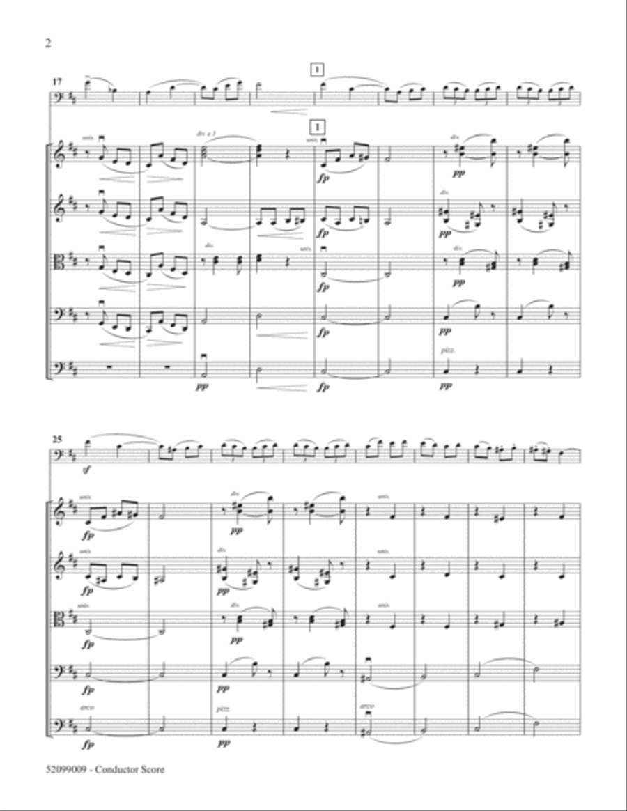 Allegro Appassionato, Op. 43 for Violoncello and String Orchestra String Orchestra scores gallery preview page 2