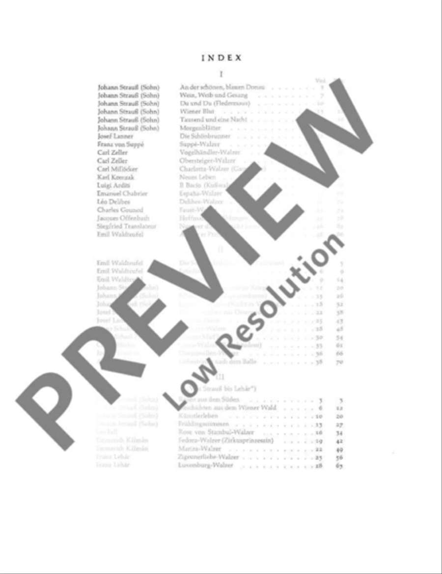 Unsterbliche Walzer Violin Solo scores gallery preview page 3