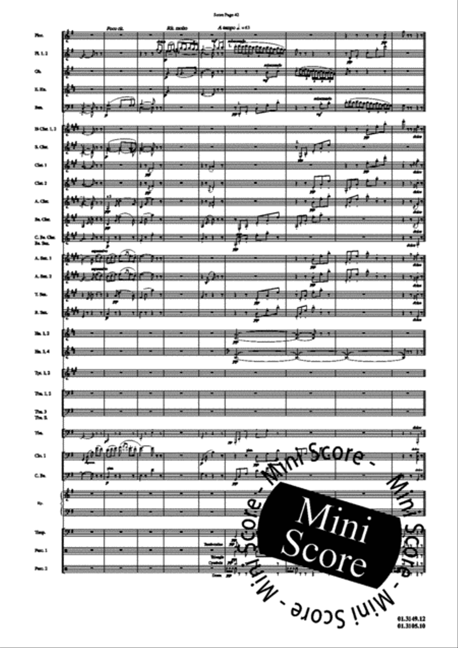 Scheherazade Concert Band scores gallery preview page 166