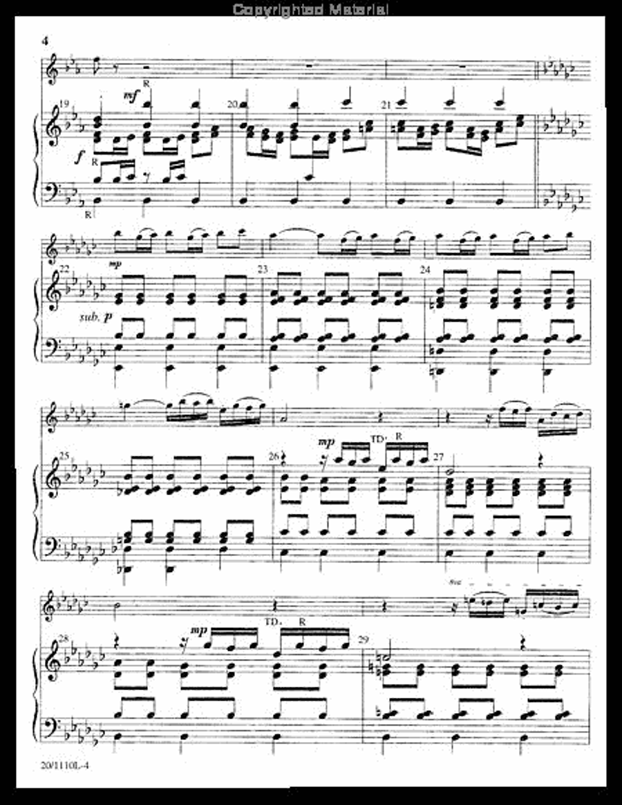 Prelude in Classic Style Handbell Choir scores gallery preview page 4