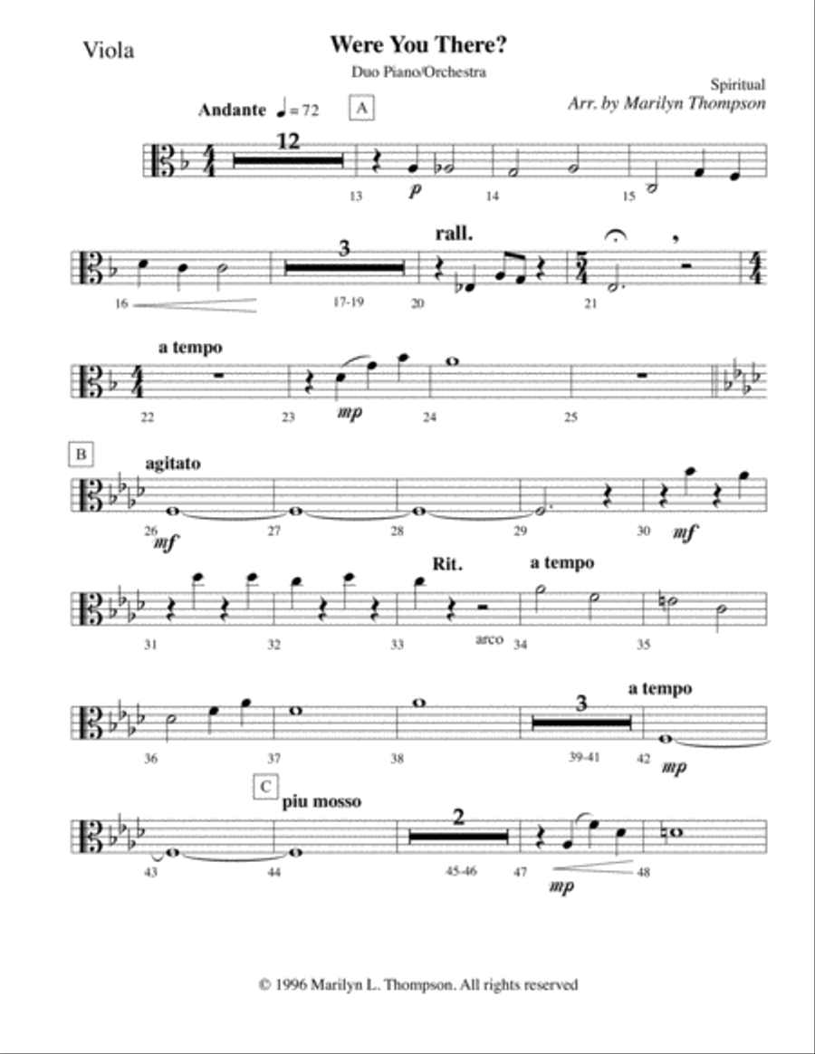 Were You There--Parts Were You There--Parts Percussion Ensemble scores gallery preview page 6